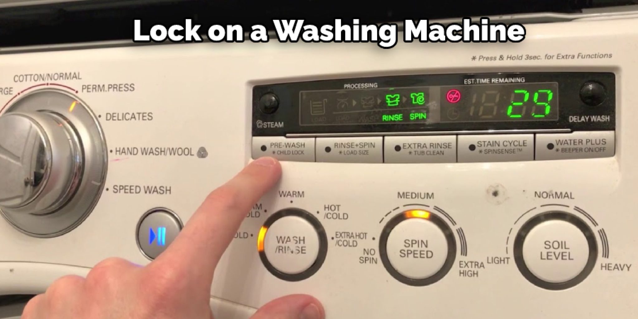 How to Lock a Washer and Dryer from Being Used in 07 Steps