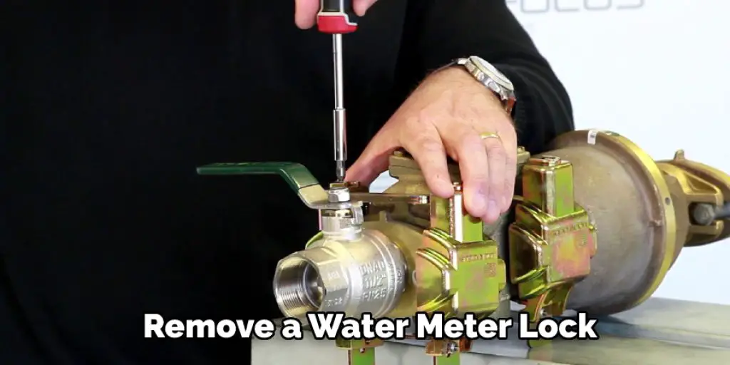 Remove a Water Meter Lock