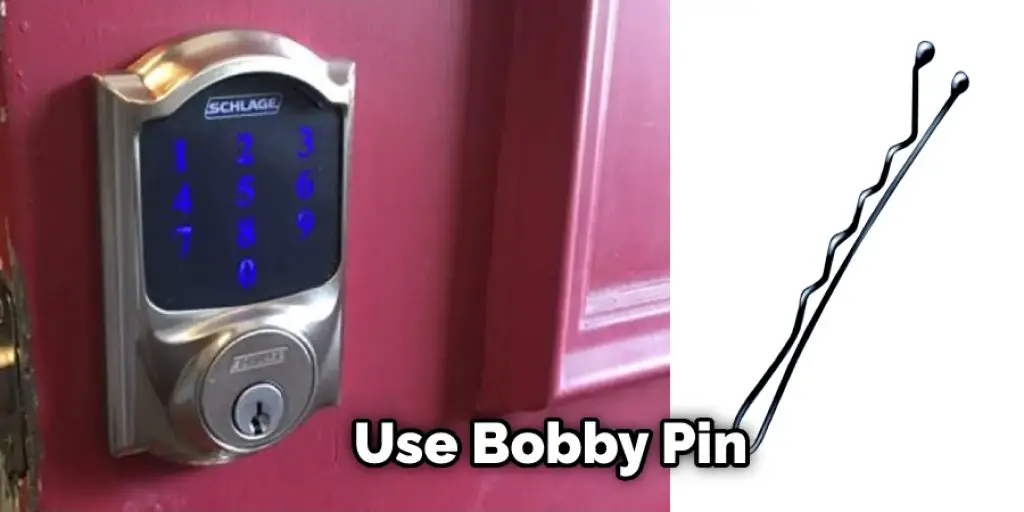 Use bobby pin