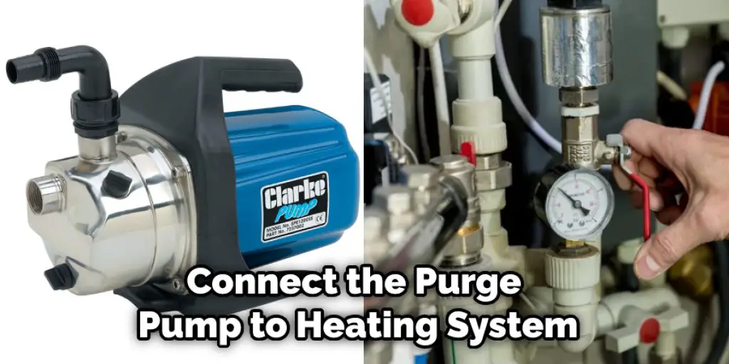Connect the Purge Pump to Heating System