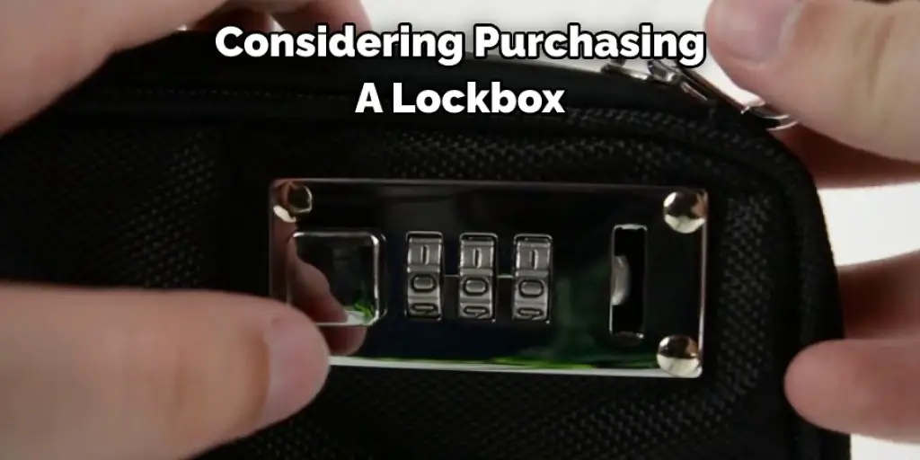 Considering Purchasing A Lockbox