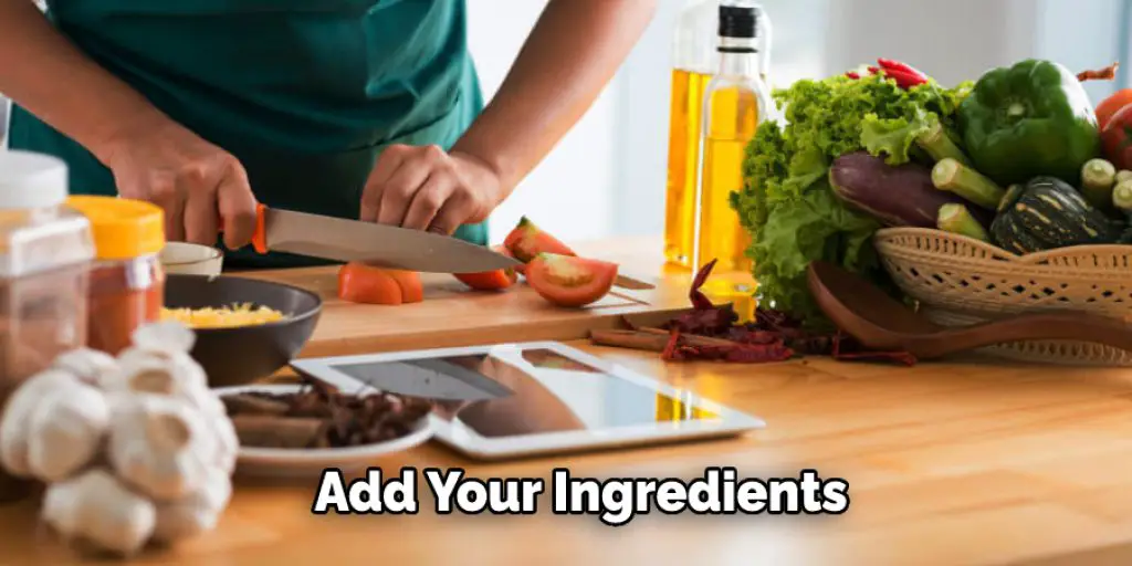 Add Your Ingredients