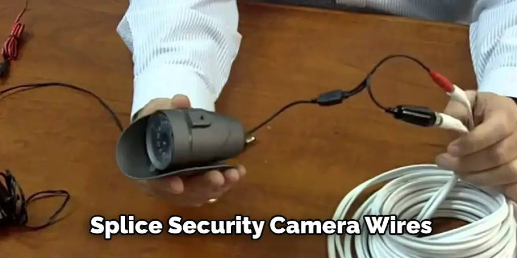  Splice Security Camera Wires