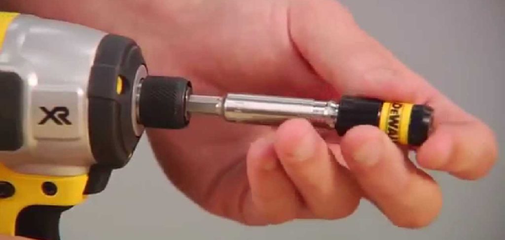 How to Remove Dewalt Magnetic Screw Lock Sleeve