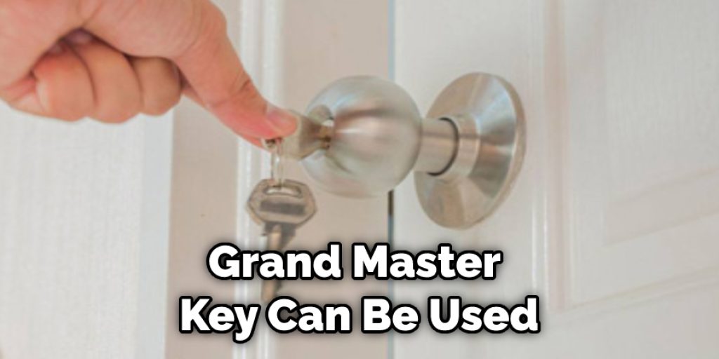 Grand Master  Key Can Be Used