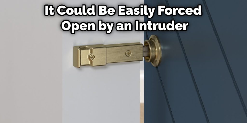It Could Be Easily Forced Open by an Intruder