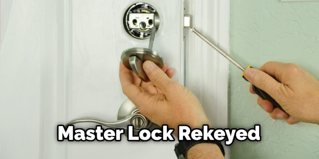 Master Lock Rekeyed
