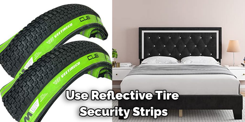 Use Reflective Tire  Security Strips