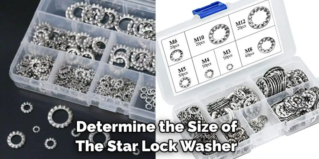 Determine the Size of  The Star Lock Washer
