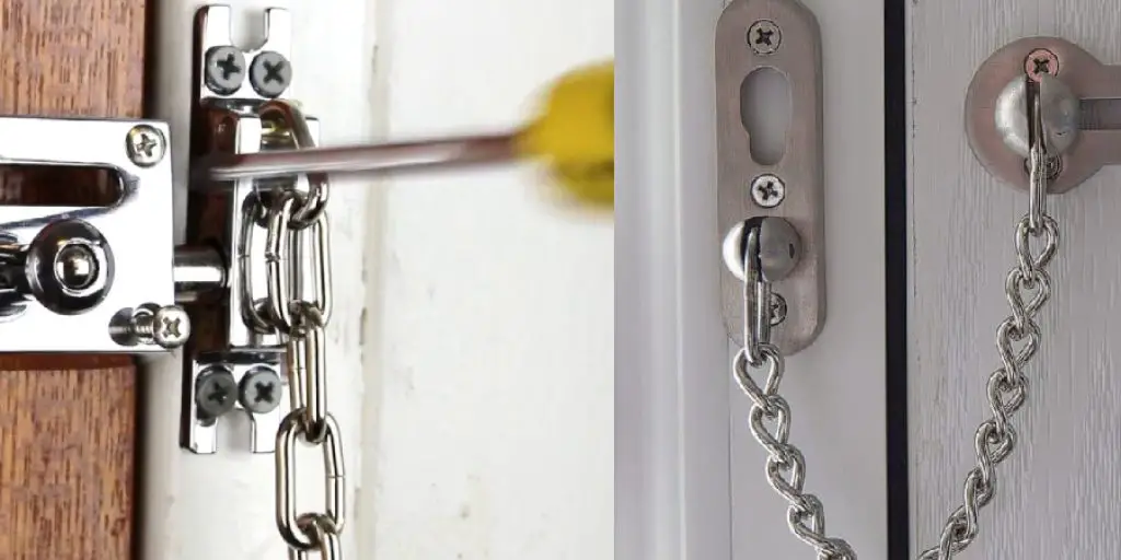 How to Install Chain Lock on Metal Door