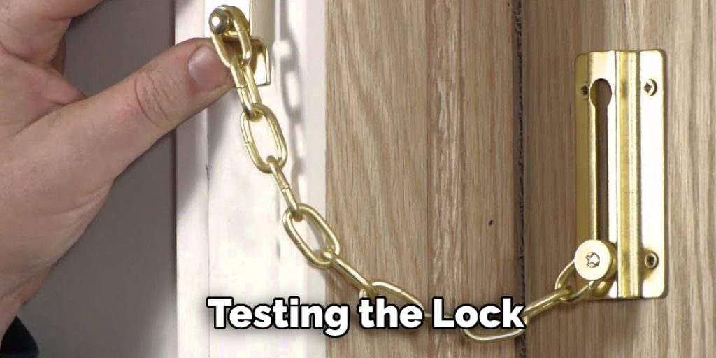 Testing the Lock