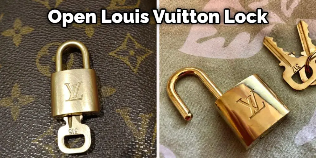 Open Louis Vuitton Lock