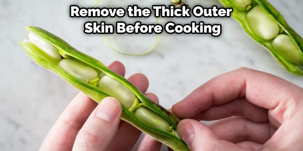 Remove the Thick Outer Skin Before Cooking