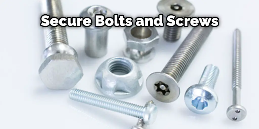 Secure Bolts and Screws