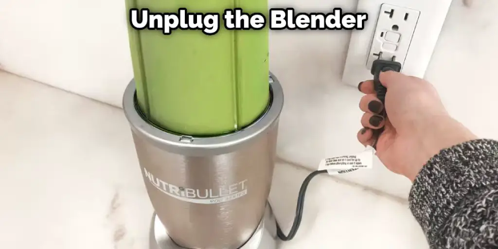 Unplug the Blender