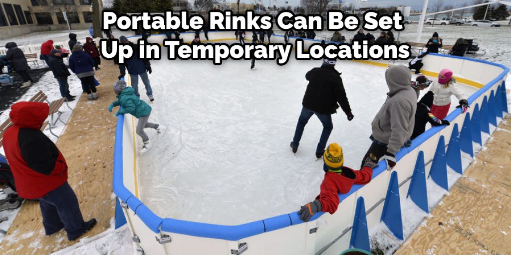 Portable Rinks Can Be Set  Up in Temporary Locations