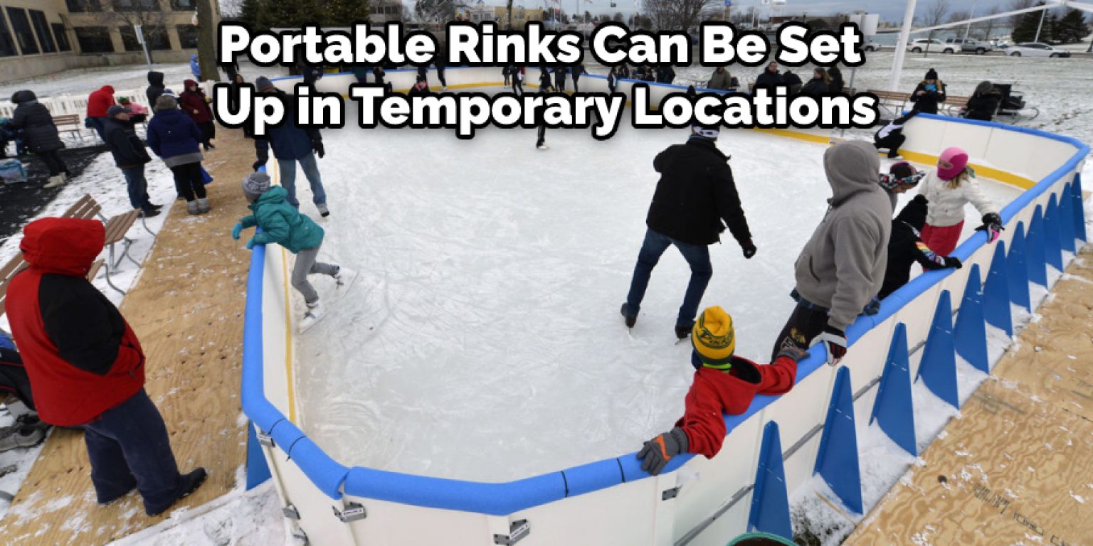 How to build an ice rink on uneven ground step by step