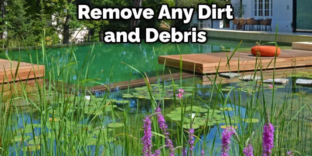 Remove Any Dirt and Debris