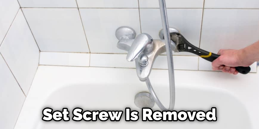 Set Screw Is Removed