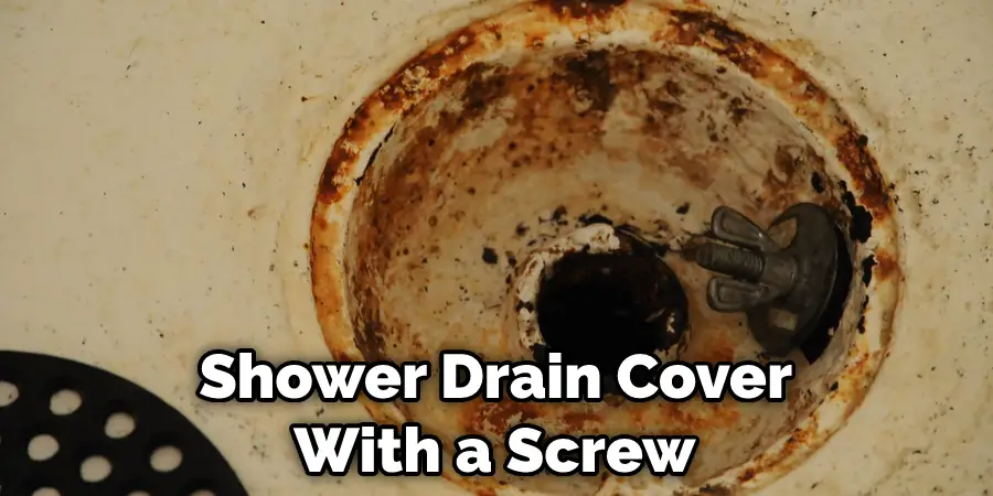  Shower Drain Cover With a Screw