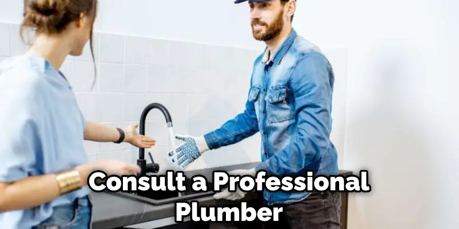 Consult a Professional Plumber