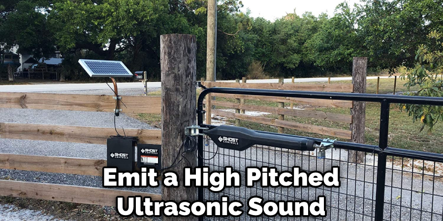 Emit a High Pitched Ultrasonic Sound