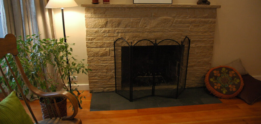 How to Paint a Brick Fireplace Before and After Pictures