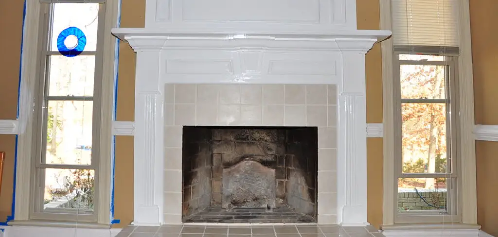 how to update a 1970s stone fireplace