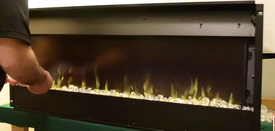 How to Put Crystals in Electric Fireplace