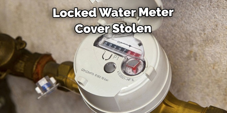  Locked Water Meter  Cover Stolen