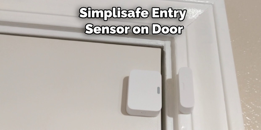 Simplisafe Entry  Sensor on Door