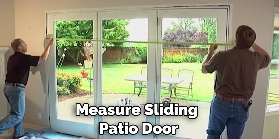 Measure Sliding  Patio Door