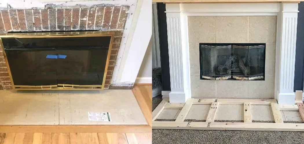 How to Build a Fireplace Hearth Pad