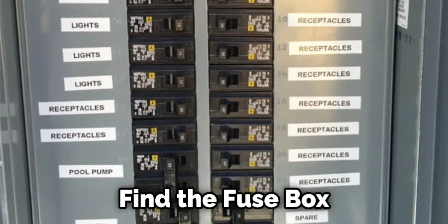 Find the Fuse Box