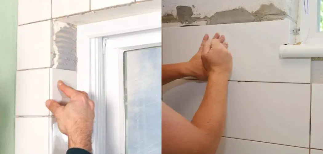 How to Tile Around a Window Without Trim
