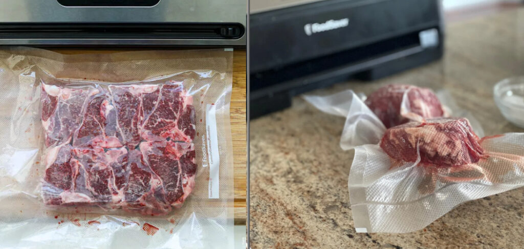 How to Vacuum Seal Meat With Liquid