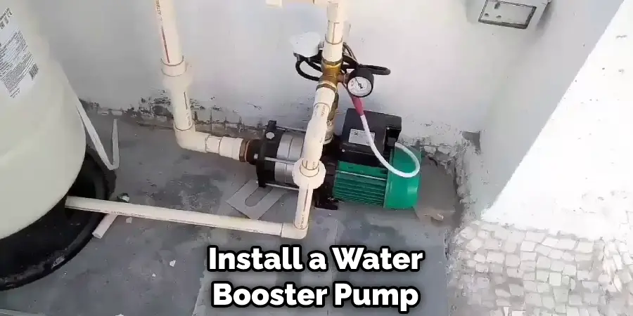 Install a Water Booster Pump