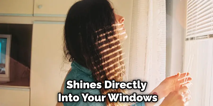 Shines Directly Into Your Windows