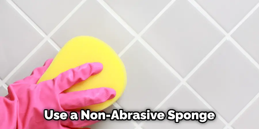 Use a Non-Abrasive Sponge