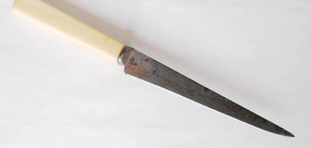 How to Remove Rust From Carbon Steel Knife