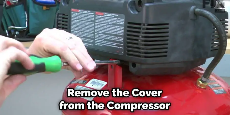 Remove the Cover from the Compressor
