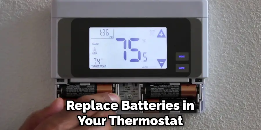 Replace Batteries in Your Thermostat