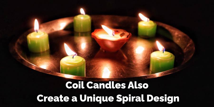 Coil Candles Also Create a Unique Spiral Design