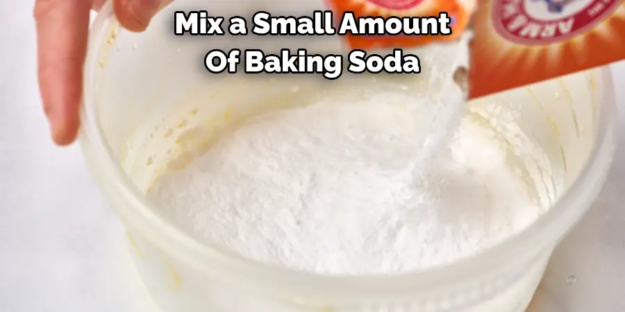 Mix a Small Amount of Baking Soda With Hydrogen Peroxide