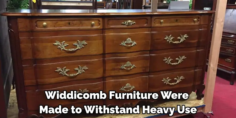 Widdicomb Furniture Were Made to Withstand Heavy Use
