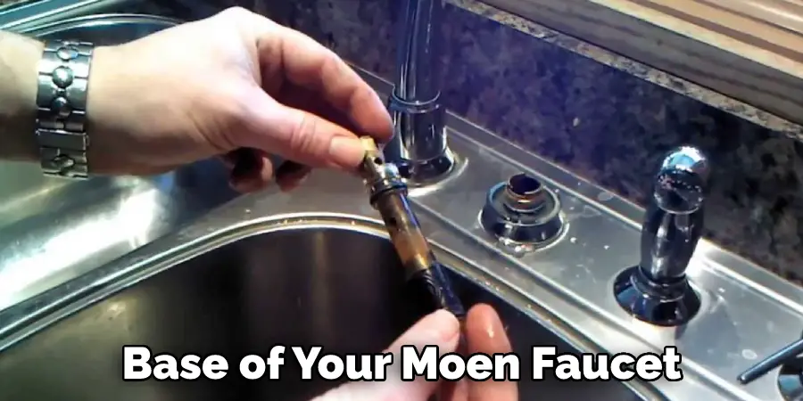 Base of Your Moen Faucet
