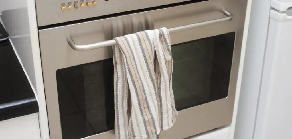 How to Tie Dish Towel on Stove