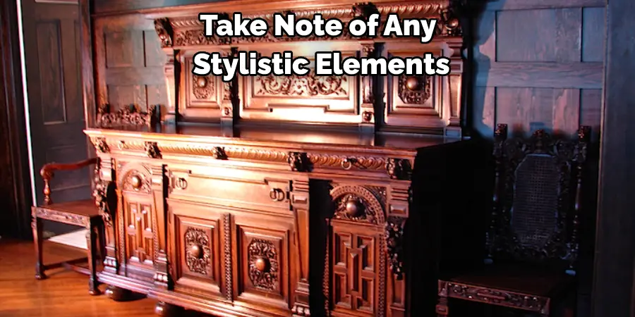Take Note of Any Stylistic Elements