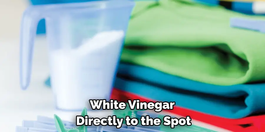 White Vinegar Directly to the Spot