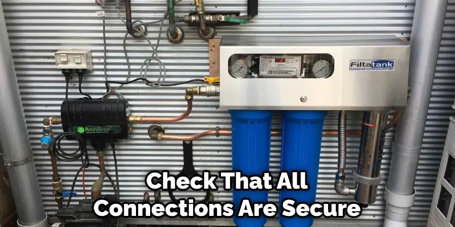 Check That All Connections Are Secure